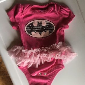 Pink Batman Onesie